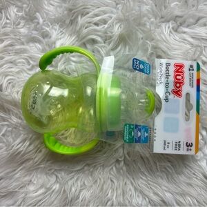 Set of 2 Baby Bottles and Pacifiers